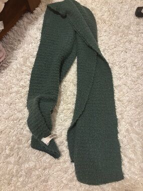 Free People Olive Green Blanket Scarf